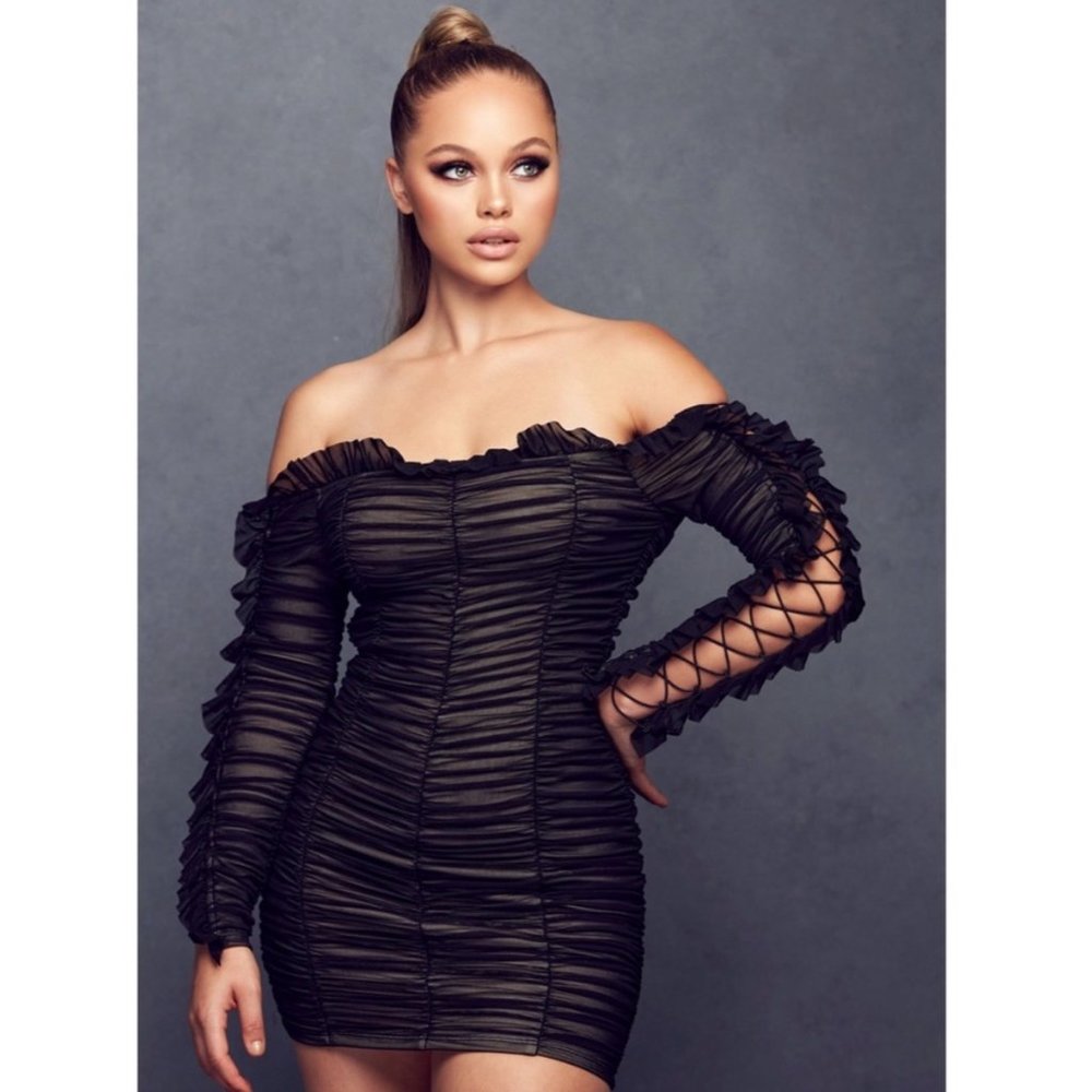 Mesh Mini Dress